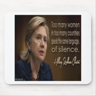 Hillary Clinton Women R Anonymous Gifts & Tees Mouse Mat