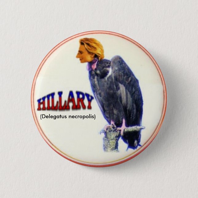 Hillary (Delegatus necropolis) Button (Front)