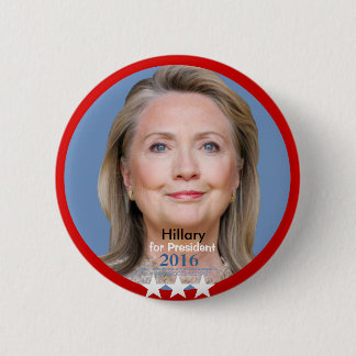 HILLARY for President 2016 6 Cm Round Badge