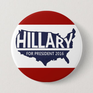 Hillary for President 2016 7.5 Cm Round Badge