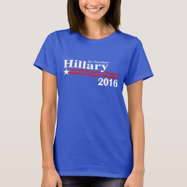 Hillary for President 2016 T-shirt (Front)