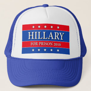 "HILLARY FOR PRISON 2016" TRUCKER HAT