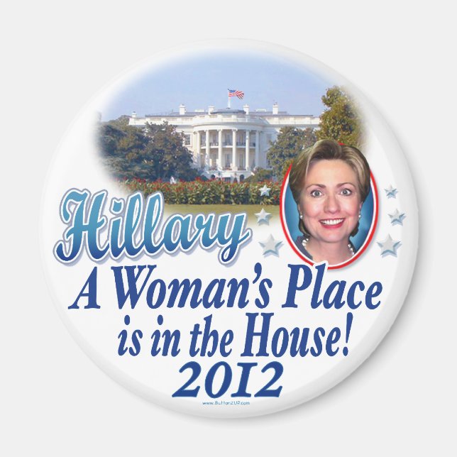 Hillary House 2012 by ButtonZUP Magnet (Front)