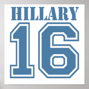 HILLARY IN 2016.png Poster