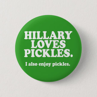 Hillary Loves Pickes V2 6 Cm Round Badge