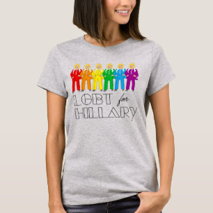 Hillary Pantsuit Pride - LGBT for Hillary T-Shirt