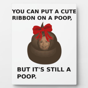 Hillary Poop Plaque