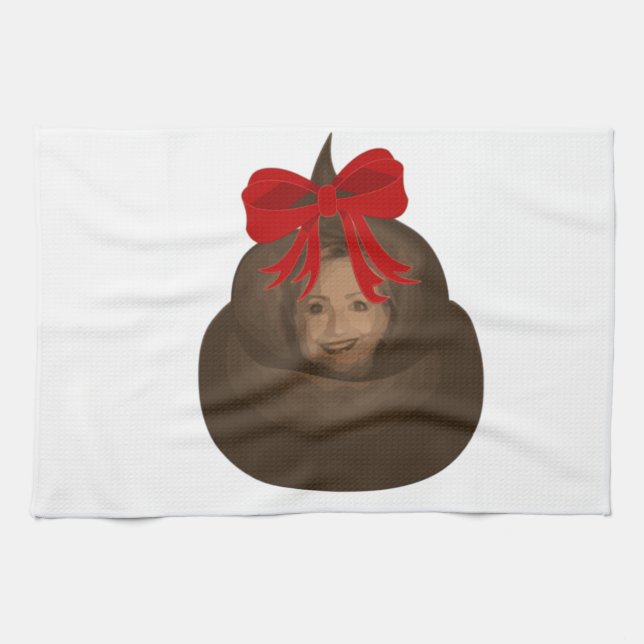 Hillary Poop Tea Towel (Horizontal)