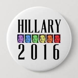 HILLARY PRIDE 2016 -.png 10 Cm Round Badge