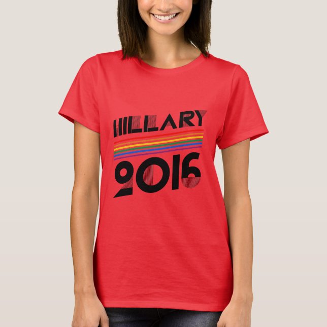 HILLARY PRIDE 2016 VINTAGE -.png T-Shirt (Front)