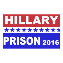 Hillary Prison 2016 popular political stickers