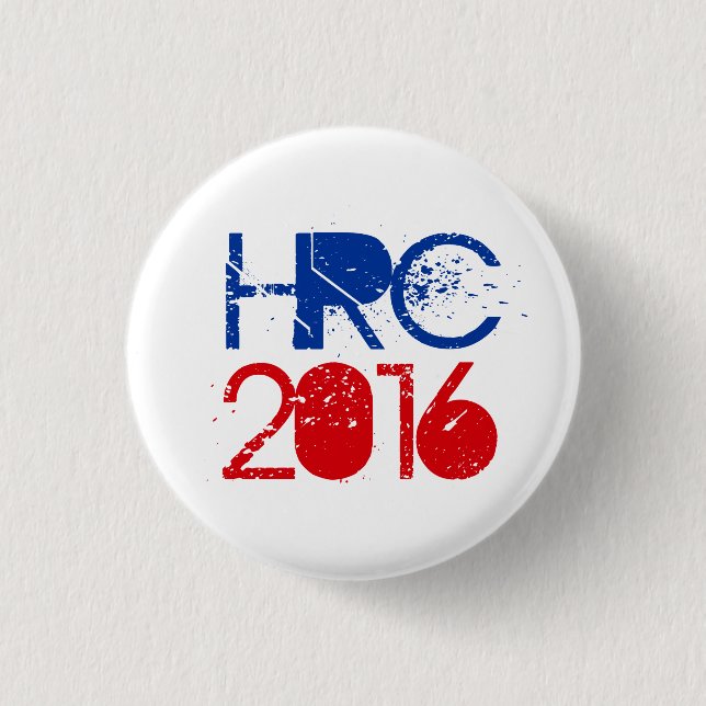 Hillary Rodham Clinton 2016 3 Cm Round Badge (Front)