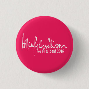 Hillary Rodham Clinton for President 2016 Button