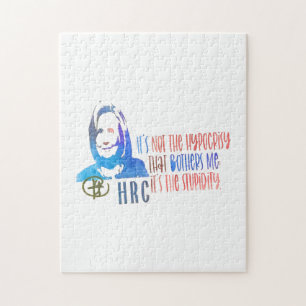 Hillary Rodham Clinton Pop Art Puzzle