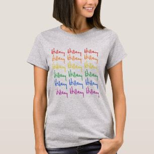 Hillary Signature Pride - Rainbow Colours - LGBT T-Shirt