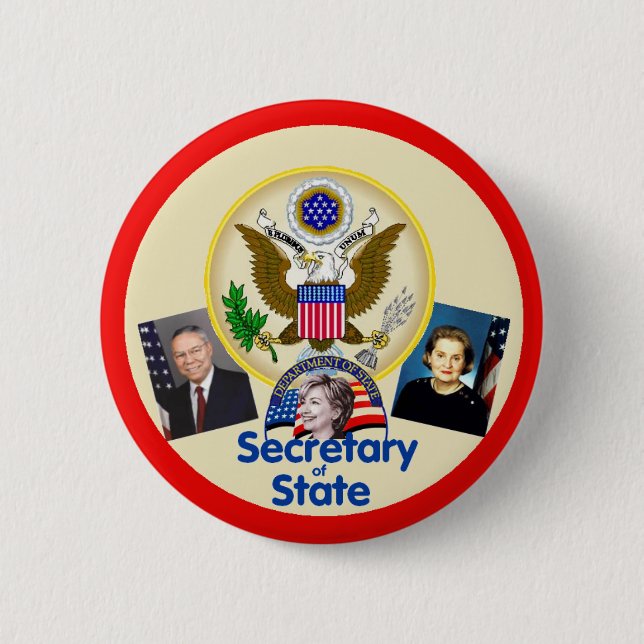 Hillary State Button (Front)