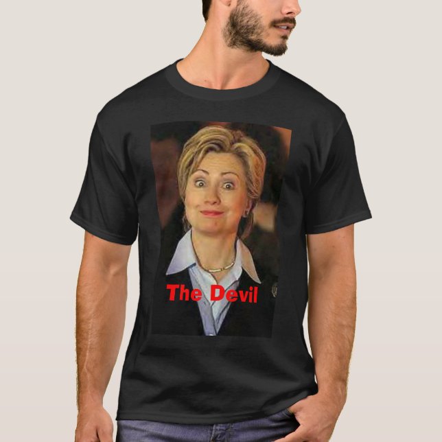Hillary, The Devil T-Shirt (Front)