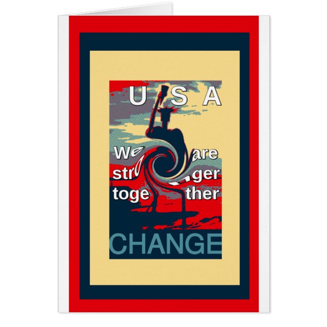 Hillary USA we are stronger together (Front)