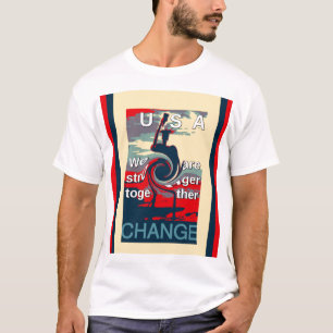 Hillary USA we are stronger together T-Shirt