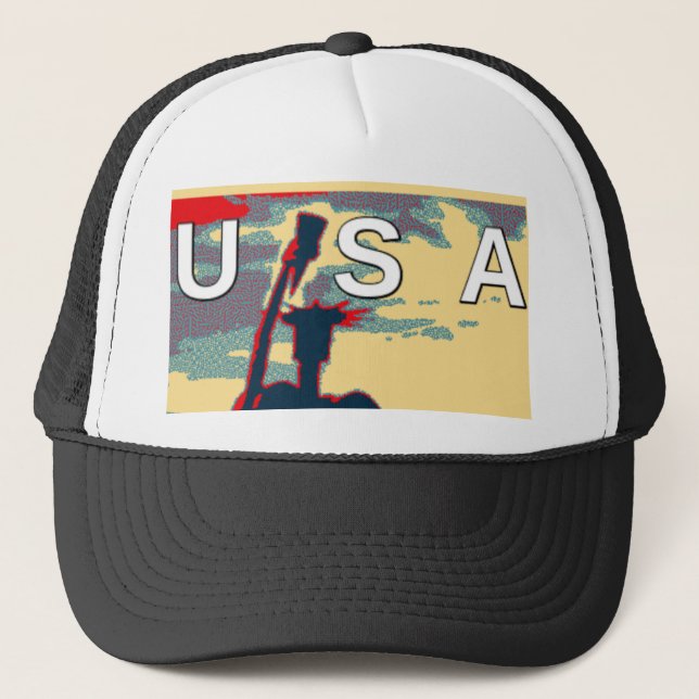Hillary USA we are stronger together Trucker Hat (Front)