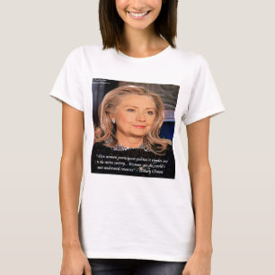 Hillary Women Resource Quote T-Shirt