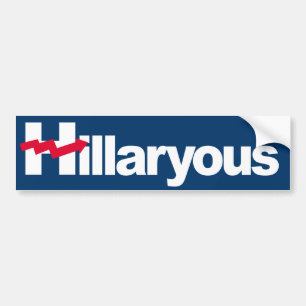 Hillaryous - Crooked H -- - Bumper Sticker
