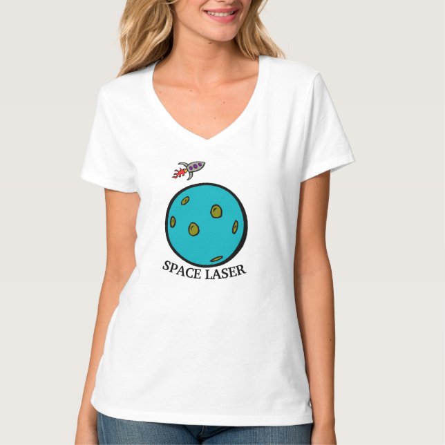 Hillary's Revenge, Space Laser, T-Shirt (Front)