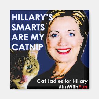 Hillary's Smarts Catnip Magnet