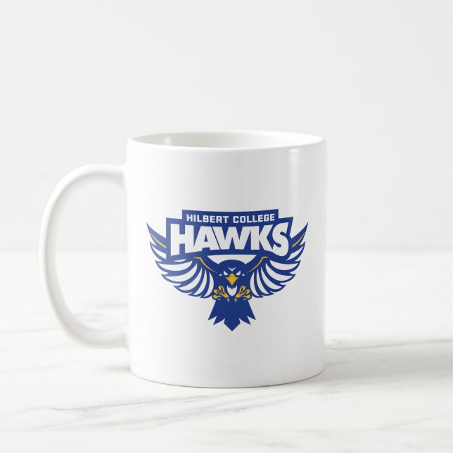Hillbert College Hawks Coffee Mug (Left)