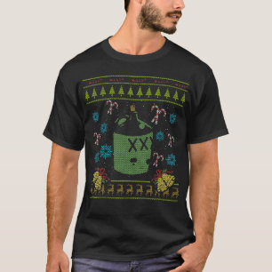 Hillbilly Christmas Ugly Sweater Redneck White