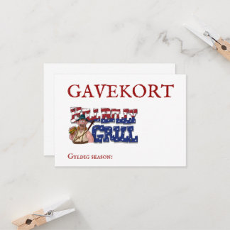 HillBilly Grill Denmark Gift Card! Invitation