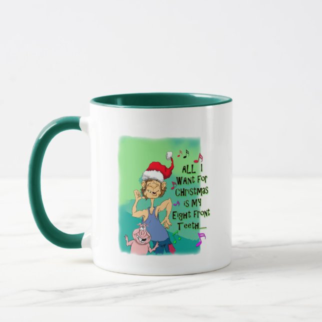 Hillbilly singing about my eight front teeth mug (Left)