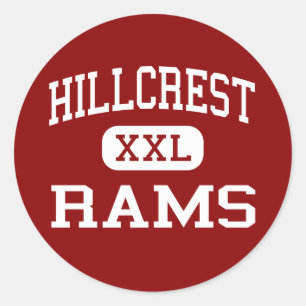 Hillcrest - Rams - High - Simpsonville Classic Round Sticker