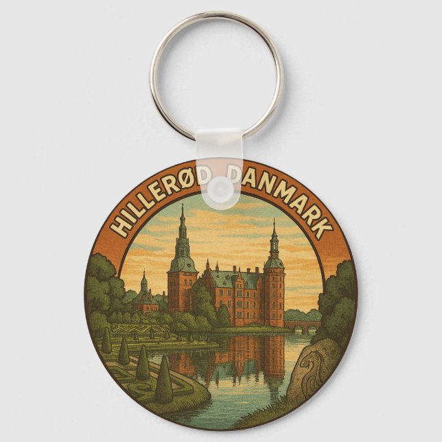 Hillerød Castle Denmark Key Ring (Front)