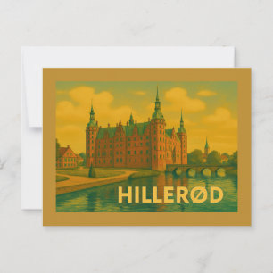 Hillerød Castle Denmark Postcard