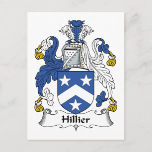 Hillier Family Crest Postcard