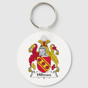 Hillman Family Crest Key Ring