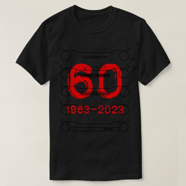 Hillman Imp classic British evolution  outline 60  T-Shirt (Design Front)