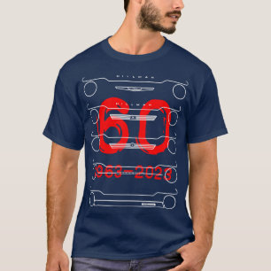Hillman Imp classic British evolution white outlin T-Shirt