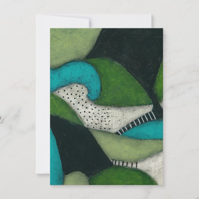 Hills And Dales Greeting Card (Front)