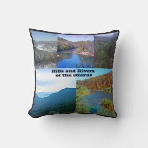Hills and Rivers of the Ozarks Cushion