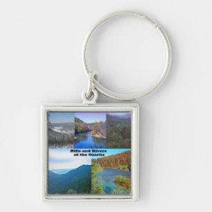 Hills and Rivers of the Ozarks Key Ring