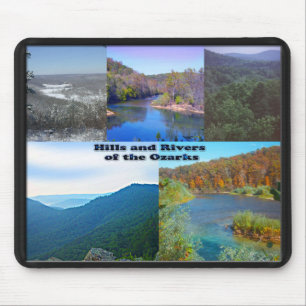 Hills and Rivers of the Ozarks Mouse Mat