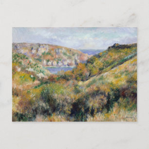 Hills around the Bay of Moulin Huet - Renoir Postcard