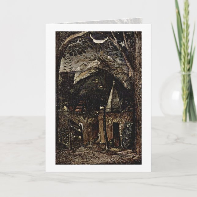 Hills By Samuel Palmer Card (Front)