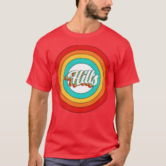 Hills Name Shirt Vintage Hills Circle