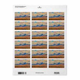 Hills near Tumacacori Mission, Arizona by Dixon Label