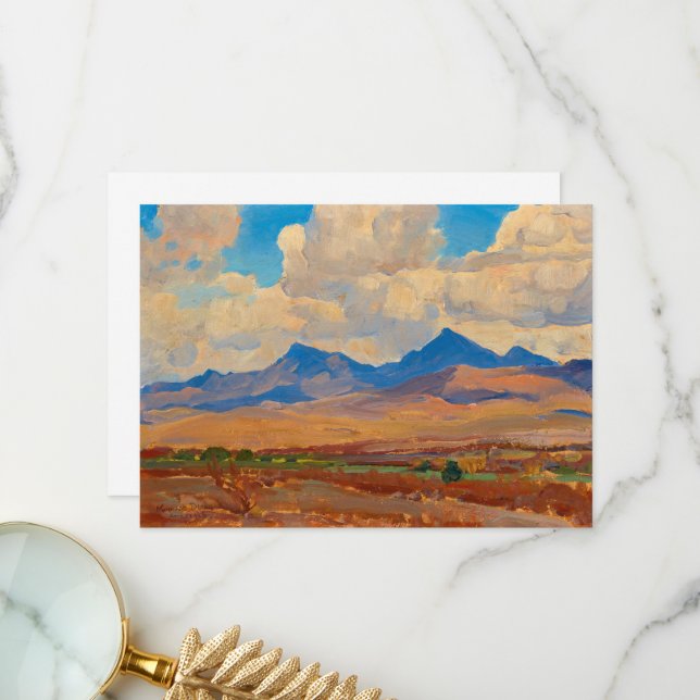 Hills near Tumacacori Mission, Arizona by Dixon Thank You Card (Front/Back In Situ)