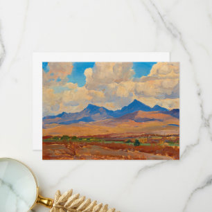 Hills near Tumacacori Mission, Arizona by Dixon Thank You Card