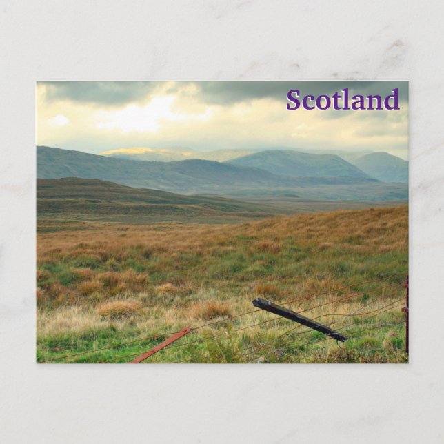 Hills of Perthshire, Scotland Postcard (Front)
